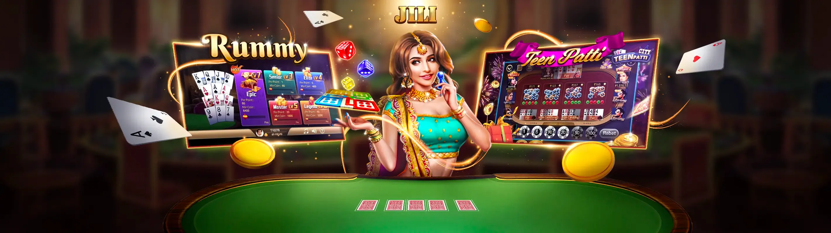 Sảnh casino trực tuyến kjc chính thức với các bàn chơi sang trọng